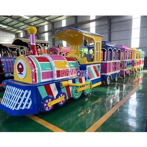 רכבת תיירים חשמלית גדולה ללא מסילה, 8/16 מושבים, לילדים - Product Image 5