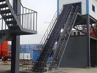 Bande transporteuse en caoutchouc à parois ondulées inclinées personnalisées avec crampons, durable, à haute inclinaison, pour l'exploitation minière et les ports de charbon