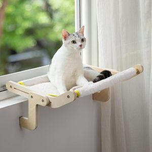 AFP-Perchoir durable d'intérieur pour fenêtre de style salon, hamac pour chat peu encombrant, lit suspendu pour chat avec ventouse forte - Product Image 6