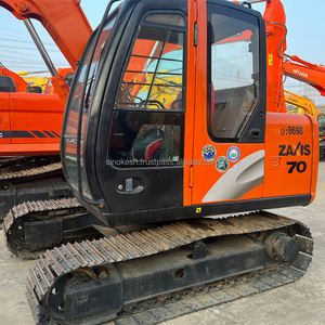 ZX70-6 d'occasion d'origine japonaise HITACHI ZX70 mini-pelle hydraulique de 7 tonnes pelleteuse sur chenilles d'occasion HITACHIZX70 à vendre - Product Image 4