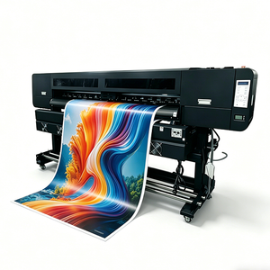 Stampante UV a sublimazione roll-to-roll di grande formato da 1,9 m per tessuti in poliestere e bandiere XP600 I3200 Dye <span class=keywords><strong>Sub</strong></span> - Product Image 1