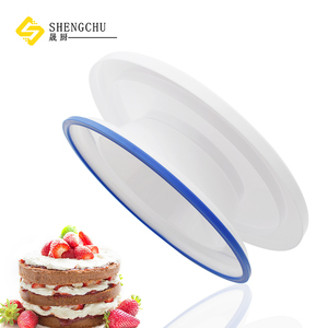 Soporte para hornear pasteles, herramientas de decoración, bandeja giratoria de plástico con caja de color, 28cm, oferta - Product Image 2