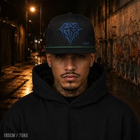 Casquette Trucker 5 Panneaux Vintage Personnalisée avec Broderie, Visière en Mousse et Filet, Style Urbain Chicano Côte Ouest, Vente en Gros