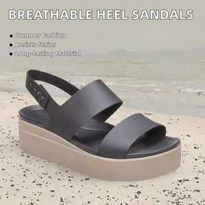 Sandales romaines pour femmes, style européen et américain, à bout ouvert, plates, respirantes, à semelle épaisse, en cuir, pour l'été - Product Image 3