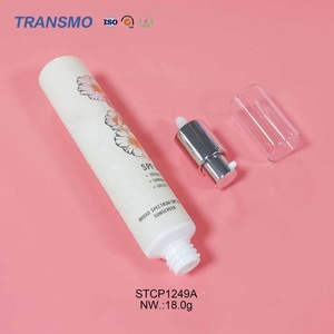 Cream <b>Sunscreen</b> Plastic Packaging Cosmetic Tube 30ml 50ml Squeeze Cream Tube <b>Sunscreen</b> Soft Tube Cosmetic - Product Image 4