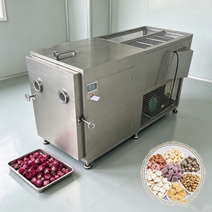 เครื่องอบแห้งแบบแช่เยือกแข็งสุญญากาศ GX Industrial Stainless Steel สำหรับอาหารสัตว์เลี้ยง ขนมสุนัข เนื้อวัว อุปกรณ์อบแห้งแบบแช่เยือกแข็งคุณภาพสูง - Product Image 2