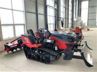 Fonctionnement de la télécommande tracteur à chenilles Compact multifonction avec cultivateur rotatif