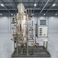 Cuve de Fermentation Automatique à Alimentation par Lot avec Enveloppe en Acier Inoxydable pour la Culture Bactérienne et Cellulaire
