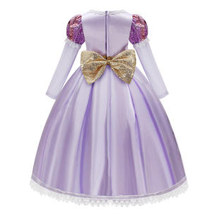 Navidad Halloween personaje enredado Cosplay fiesta de cumpleaños disfraces ropa TV y película niñas Rapunzel <span class=keywords><strong>princesa</strong></span> vestido disfraz - Product Image 2