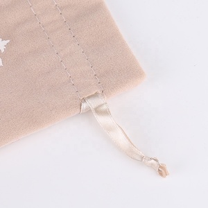 Pouch jewelry box velvet high quality custom with ribbon Sartin - Product Image 5