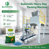 Machine de remplissage et de couture semi-automatique pour sacs ouverts d'engrais granulaire NPK de 25 kg avec PLC