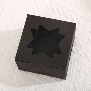 Heart Shape Boxes Customized Heart Shape Window Clear Square Paper Boxes Cake Box With Window