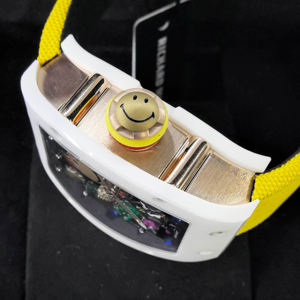 Montre mécanique de luxe pour homme, boîtier en alliage, cadran à aiguilles, verre saphir, bracelet en tissu, 48 mm, étanche 20 ATM, mouvement caché - Product Image 5