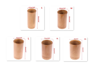 Aihao Brand 2024 Hot Product DropShipping 6cm Size 5PCS Hijama Cups Wholesale Bamboo Jar Cupping - Product Image 4
