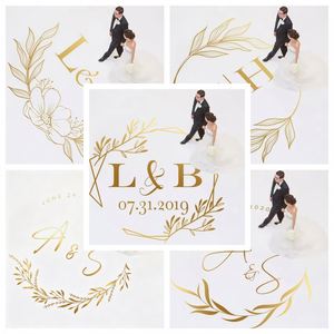 Autocollant de sol personnalisé pour mariage, autocollant en vinyle sur mesure pour piste de danse, décoration de réception, autocollant amovible pour piste de danse - Product Image 4