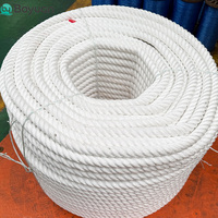 Cordage marin en polypropylène (PP) Boyuan haute résistance, résistant aux UV, anti-acide, léger, 3/4 brins, pour yachts et bateaux, emballage inclus