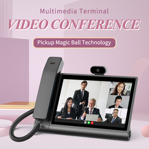 Téléphone IP Voip Smart Business Téléphone de bureau vidéo sans fil Android 10 pouces Bureau Hôpital Aîné <span class=keywords><strong>Aveugle</strong></span> Wifi Téléphone SIP - Product Image 4