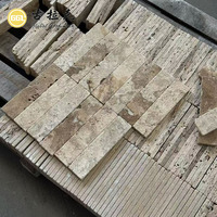 Carreaux de travertin beige découpés sur mesure, carreaux de sol et de mur en pierre naturelle pour projets résidentiels et commerciaux