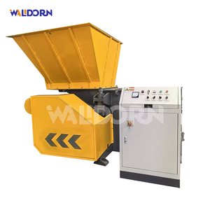 Automatic Single Shaft Gear <b>Shredder</b> for Scrap Bottles Plastic Cardboard & Waste Pallet Recycling - Product Image 1
