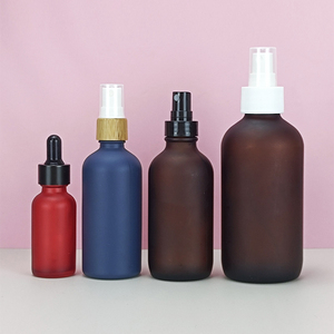 Flacon compte-gouttes en verre ambré de 30 ml, 60 ml, 120 ml, flacon rond en verre de Boston de 1 oz, 2 oz, 4 oz avec compte-gouttes pour huiles essentielles - Product Image 4