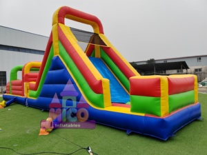 Divertido Circuito <span class=keywords><strong>de</strong></span> Obstáculos Inflable para Niños, Ideal para Fiestas <span class=keywords><strong>de</strong></span> Cumpleaños, Eventos <span class=keywords><strong>de</strong></span> Carnaval <span class=keywords><strong>de</strong></span> Verano y Actividades <span class=keywords><strong>de</strong></span> Juegos al Aire Libre - Product Image 2