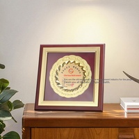 Médailles personnalisables en MDF et aluminium avec gravure laser en feuille d'or, design animal, pour la publicité d'entreprise, cadeaux promotionnels