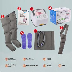 Masajeador eléctrico de pies y piernas para aliviar el dolor y mejorar la circulación sanguínea Masajeador de aire para pies y piernas Botas de recuperación de presión - Product Image 5