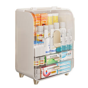 Nouvelle boîte à médicaments familiale 24L multicouche avec couvercle et compartiments pour l'organisation du rangement - Product Image 3