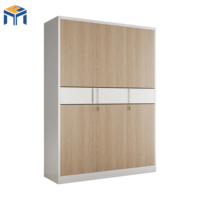 Armoire métallique personnalisée avec motif imprimé OEM, placard en acier imprimé sur mesure pour chambre à coucher domestique