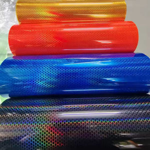 Easy Installation Auto Colour Tint Film Various <strong>Colors</strong> Honeycomb Red for Car Headlights <strong>Vinyl</strong> 1 Year Warranty - Product Image 2