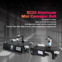 Docod Cintas Transportadoras Venta caliente XC20 Mini cinta transportadora TIJ Impresora de inyección de tinta Transportador móvil para caja de alimentos