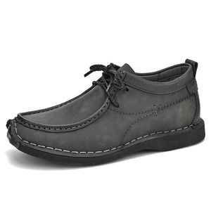 Chaussures Oxford décontractées pour hommes, à enfiler, semelle extérieure en caoutchouc massif, pour l'hiver, style international transfrontalier haut de gamme - Product Image 1