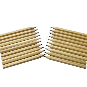 Fabrieksgecustomizeerde <span class=keywords><strong>3</strong></span>,5 inch ruwe houten HB potlood, zeshoekige vorm, OEM ODM logo verpakking mogelijk, EN71 ISO gecertificeerd - Product Image 1