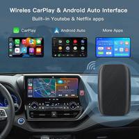 Boîte intelligente 2 en 1 Magic Streaming Carplay Ai, adaptateur sans fil Car Play, dongle pour Android Apple Iphone, électronique automobile