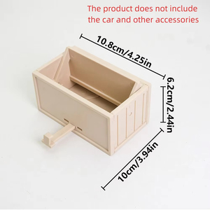 Porte-clés mural LM LM25233 pour garage de voiture, organisateur de clés en forme de garage pour entrée - Product Image 4