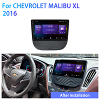 MeiHua Portable Car DVD Navigation pour Chevrolet Malibu XL 2016-2019 Car Facial Dashkit Player avec GPS CarPlay DSP DVR USB