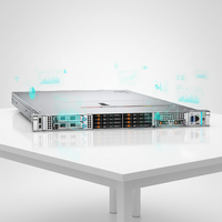 Server Rak R260 1U Intel 2.3Ghz 16G DDR5 4800MT/s 2*960G SSD H355 450W Daya Server Dell