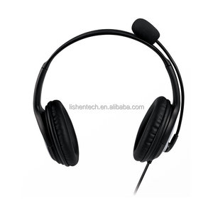 Auriculares con cable OEM personalizados al por mayor para estudiantes, USB <span class=keywords><strong>3</strong></span>.5mm, con cancelación de ruido, supraaurales y micrófono de brazo - Product Image 5
