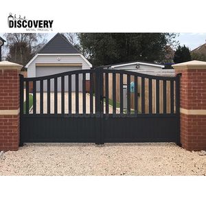 <span class=keywords><strong>Prix</strong></span> raisonnable portes principales en <span class=keywords><strong>aluminium</strong></span> porte d'entrée électrique avec système de télécommande porte d'entrée en métal au design moderne - Product Image 6