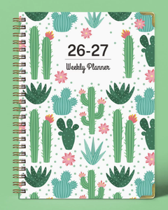 Agenda Elegante A5 con Rilegatura a Spirale 2026-2027, Quaderno con Copertina Rigida, Diario, Pianificatore Settimanale, Libro per Programmi di Lavoro - Product Image 6