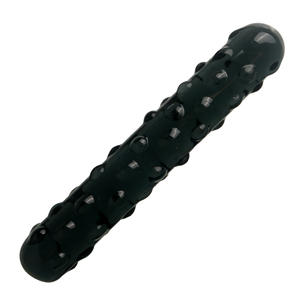 Brinquedos sexuais adultos Backcourt Ponto saliente Vara De Vidro Transparente Dildo Backcourt Ânus Cercla Bead Masturbador Feminino - Product Image 2