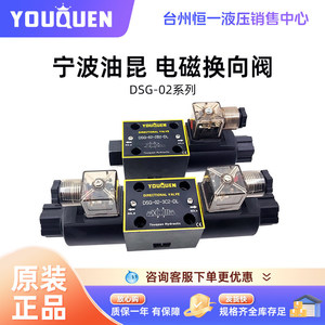 Vanne solénoïde Youquen série DSG-02 24V 220V Vanne de commande directionnelle hydraulique - Product Image 5