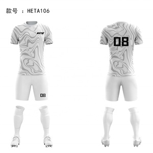 Ensemble de vêtements de football personnalisés pour équipe et club, kit de football imprimé, maillot de football sublimé de haute qualité pour hommes - Product Image 6