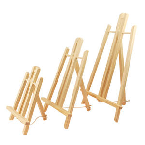 Portable Mobile Painting Sketch <b>Easel</b> Folding Custom Desktop Wooden Tripod - Product Image 1