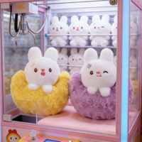 Jouets en peluche lapin Kawaii 8 pouces, animaux en peluche, jouets de dessin animé pour enfants, pour machines à griffes