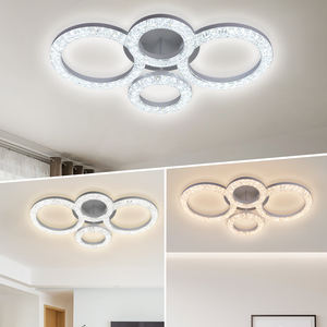 Zèle éclairage décoration Dimmable acrylique luminaire led plafonnier pour chambre avec télécommande - Product Image 3