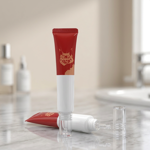 Contenant cosmétique de luxe, tube en plastique PE rose souple pour soins de la peau, 10 ml, 15 ml, 25 ml, 30 ml, 35 ml, applicateur compte-gouttes pour crème pour les yeux, tube pour sérum - Product Image 5