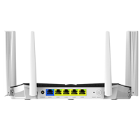 Routeur WiFi 6 AX3000 Double Bande 2.4G & 5.8G 6 Antennes 5 Ports Gigabit FEM 1WAN 4LAN Haute Puissance Mesh 25dBm HZY-WR633AX