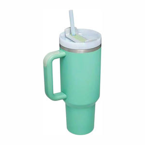 Custom Full Wrap <b>40oz</b> Adventure Stainless Steel Double Wall Vacuum Metal Cup Travel Coffee Mug <b>40oz</b> <b>Tumbler</b> <b>with</b> <b>Handle</b> - Product Image 1