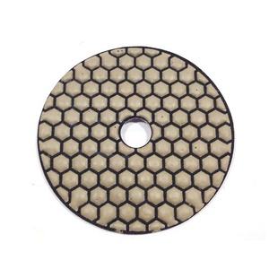 Durable Liant Résine Flexible 4 "100mm Diamant Tampons <span class=keywords><strong>de</strong></span> Polissage À Sec Disque Abrasif pour Carreaux <span class=keywords><strong>De</strong></span> Granit En Marbre - Product Image 6